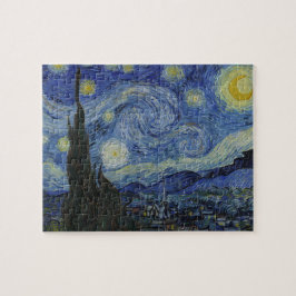 Puzzle Noche estrellada de Van Gogh: Remolino de sueños