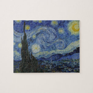 Puzzle Noche estrellada de Van Gogh: Remolino de sueños