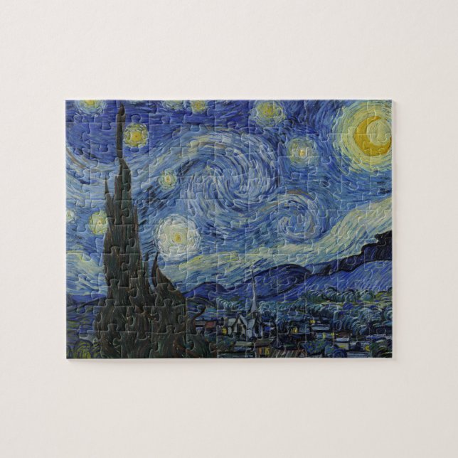 Puzzle Noche estrellada de Van Gogh: Remolino de sueños (Horizontal)