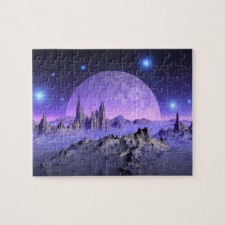 Puzzle Noche estrellada - paisaje espacial fantástico