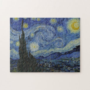 Puzzle "Noche estrellada" por Van Gogh