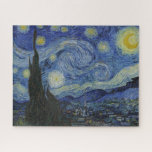 Puzzle "Noche estrellada" por Van Gogh<br><div class="desc">Este diseño presenta una reproducción sin alteraciones ni ediciones muy alta de la famosa pintura "Starry Night" de Van Gogh.</div>