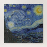 Puzzle "Noche estrellada" por Van Gogh<br><div class="desc">Este diseño presenta una reproducción sin alteraciones ni ediciones muy alta de la famosa pintura "Starry Night" de Van Gogh.</div>