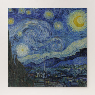 Puzzle "Noche estrellada" por Van Gogh