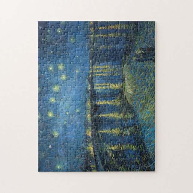 Puzzle Noche estrellada sobre el Ródano (1888) Vincent va (Vertical)