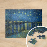 Puzzle Noche estrellada sobre el Ródano | Vincent Van Gog<br><div class="desc">Noche estrellada sobre el Ródano (1888) del artista holandés Vincent Van Gogh. El arte original es un óleo sobre lienzo que representa un enérgico cielo nocturno post-impresionista en tonos morales de azul y amarillo. 

Utilice las herramientas de diseño para agregar texto personalizado o personalizar la imagen.</div>