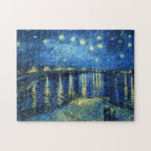 Puzzle Noche estrellada sobre Rhone Vincent van Gogh