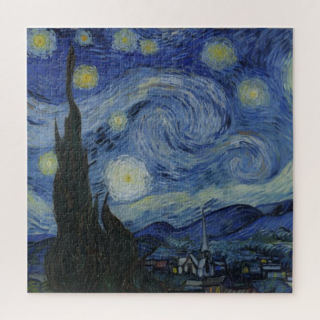 Puzzle Noche estrellada - Van Gogh (Vertical)