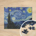 Puzzle Noche estrellada | Vincent Van Gogh<br><div class="desc">Noche estrellada (1889) del artista holandés Vincent Van Gogh. El arte original es un óleo sobre lienzo que representa un enérgico cielo nocturno post-impresionista en tonos morales de azul y amarillo. 

Utilice las herramientas de diseño para agregar texto personalizado o personalizar la imagen.</div>