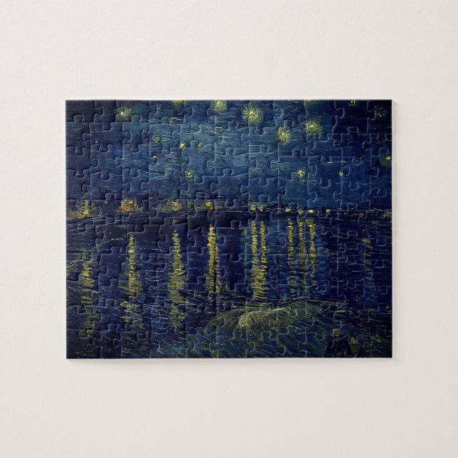 Puzzle Noche estrellada Vincent Van Gogh sobre el rompeca (Horizontal)