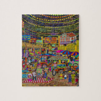 Puzzle 'Noche Market de Angkor