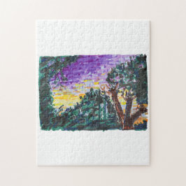 Puzzle Noche morada