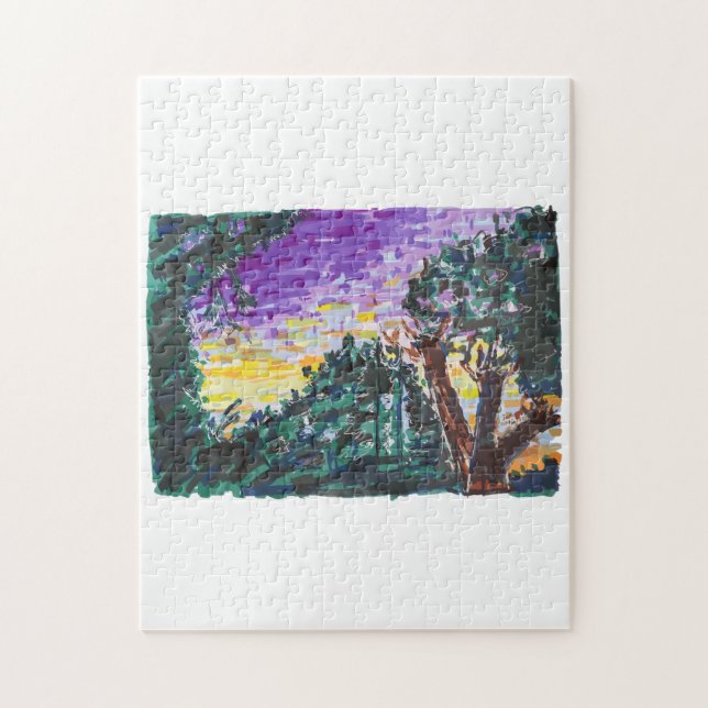 Puzzle Noche morada (Vertical)