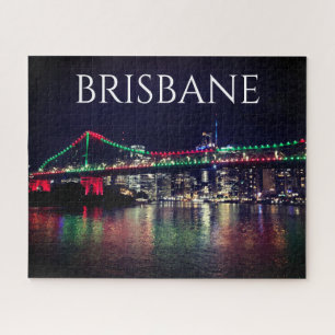 Puzzle noche puente de historia de brisbane