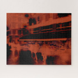 Puzzle Noche roja de París. Movimiento borroso de Guay