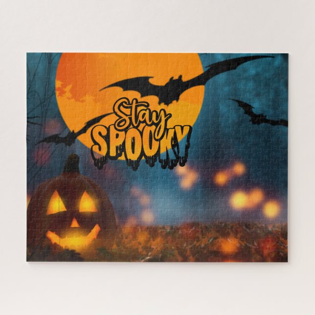 Puzzle Noche Stay Spooky Scary Halloween (Horizontal)