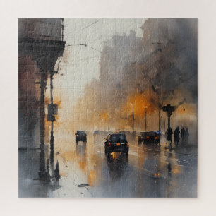 Puzzle Noche urbana Misty