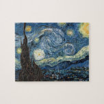 Puzzle Noche Van Gogh Starry<br><div class="desc">Obra maestra de la noche Vincent Van Gogh Starry,  obra de arte de época sobre productos modernos de Zazilicious</div>