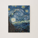 Puzzle Noche Van Gogh Starry<br><div class="desc">Obra maestra de la noche Vincent Van Gogh Starry,  obra de arte de época sobre productos modernos de Zazilicious</div>