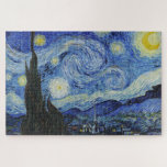 Puzzle Noche Vincent van Gogh Starry 1000 piezas<br><div class="desc">Rompecabezas de arte nocturno estrellado. Hermosa pintura de van Gogh se convirtió en un divertido rompecabezas con más de 1000 piezas. Gran desafío para cualquiera que ame los rompecabezas y el arte del asombroso maestro post-impresionista holandés.</div>