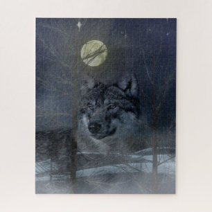 Puzzle Noche Wolf Spirit Moon