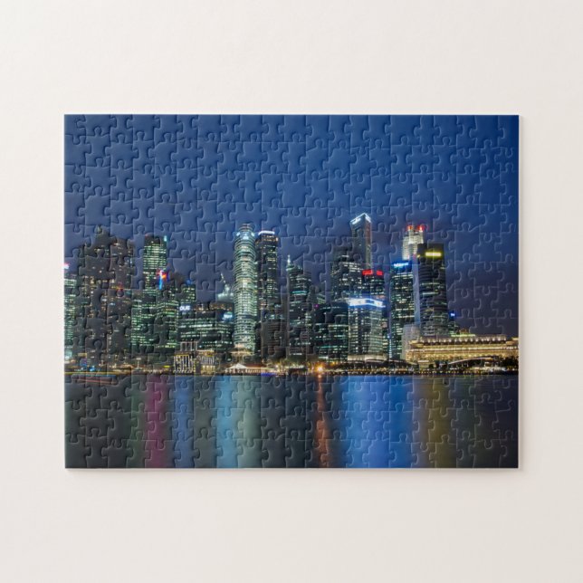 Puzzle Noches azules de Singapur (Horizontal)