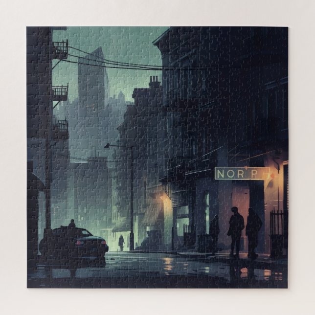 Puzzle Noir Night City (Vertical)