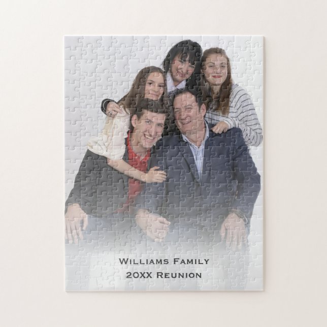 Puzzle Nombre de familia Reunión Foto Novedad única Keeps (Vertical)