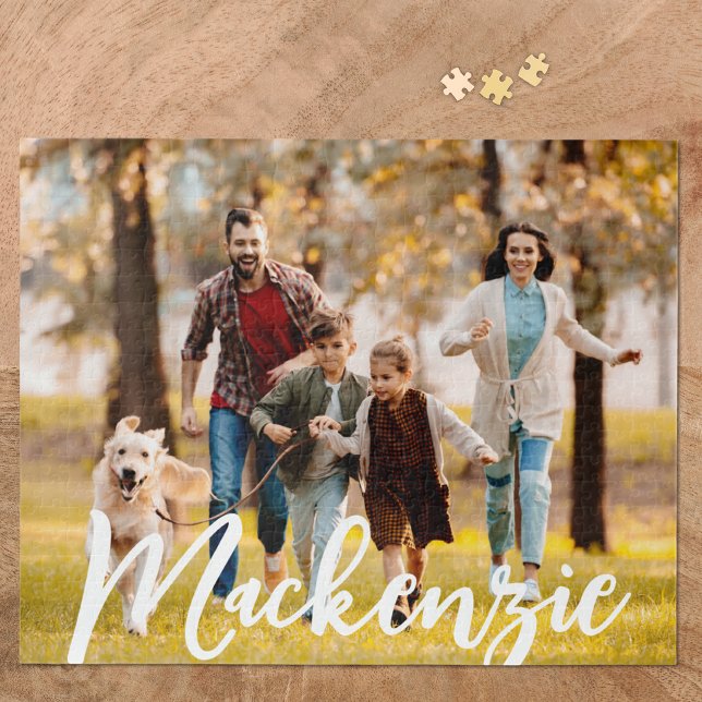 Puzzle Nombre de Foto Moderna Personalizada (Subido por el creador)