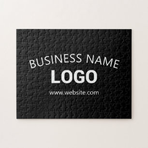 Puzzle Nombre de negocio editable, sitio web y logotipo c