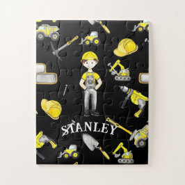 Puzzle Nombre del volquete de la construcción de un camió