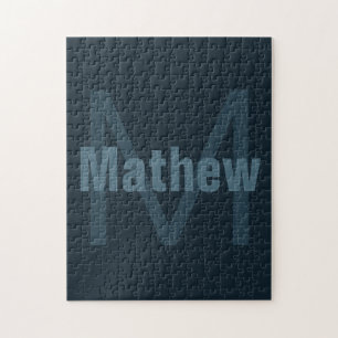 Puzzle Nombre moderno editable