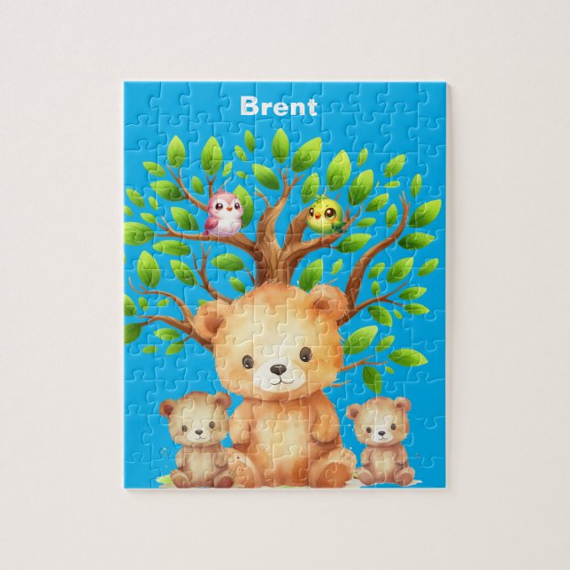 Puzzle nombre personalizado (Vertical)