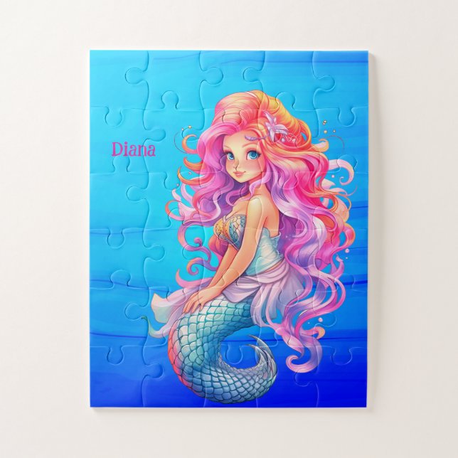 Puzzle Nombre personalizado (Vertical)