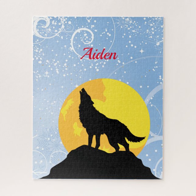 Puzzle Nombre personalizado (Vertical)