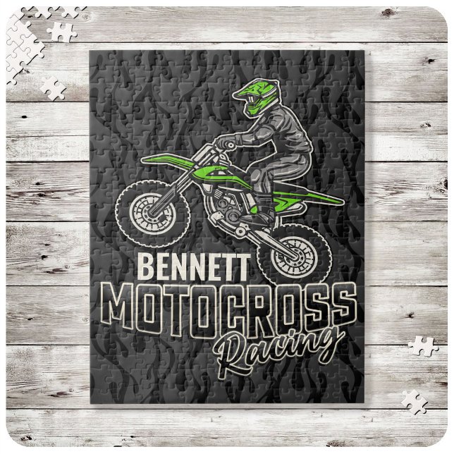 Puzzle NOMBRE personalizado Carreras Motocross de ciclism (Subido por el creador)