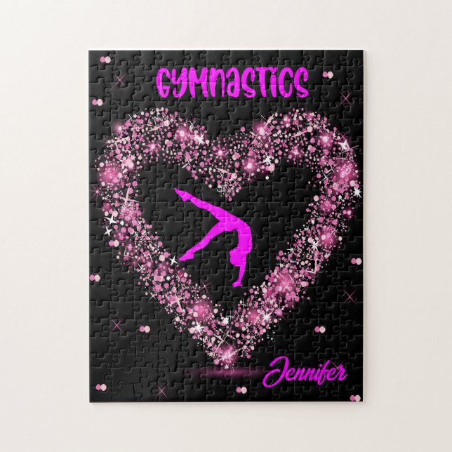 Puzzle Nombre personalizado de la moderna gimnasia modern (Vertical)