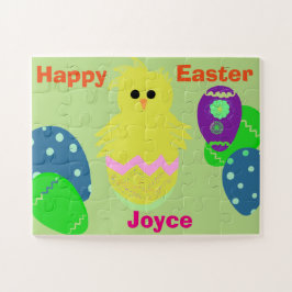 Puzzle NOMBRE Personalizado De La Pascua De Los Huevos De