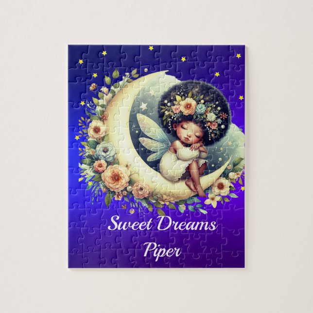 Puzzle Nombre personalizado de las niñas (Vertical)