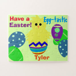 Puzzle NOMBRE personalizado de los huevos de pascua de po