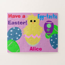 Puzzle NOMBRE personalizado de los huevos de pascua de po
