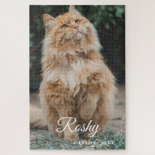 Puzzle nombre personalizado gato Foto