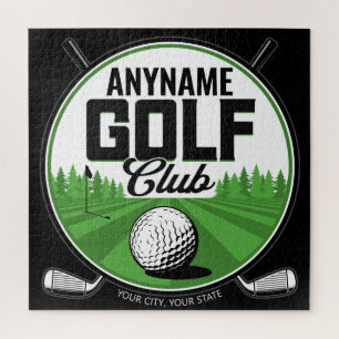 Puzzle NOMBRE Personalizado Jugador del Club de Golf Golf