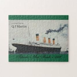 Puzzle Nombre vintage Titanic