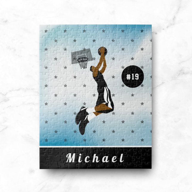 Puzzle Nombre y número del jugador estrella del baloncest (Subido por el creador)