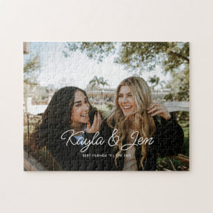 Puzzle Nombres de guión de foto de mejores amigos persona