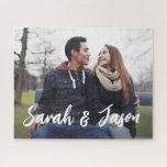 Puzzle Nombres personales de parejas y fotografía Persona<br><div class="desc">Presentamos nuestro rompecabezas de Personalizado y nombres de parejas personalizados, el regalo perfecto para crear recuerdos duraderos con tu pareja. Este rompecabezas único y reflexivo te permite personalizar con tus nombres y una foto especial que tiene valor sentimental. Ya sea por un cumpleaños, aniversario, Navidades, o simplemente para mostrar tu...</div>