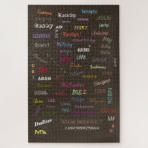 NOMBRES Unisex EN TSHIRTS/artImpresiones/PUZZLESto