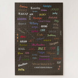 Puzzle NOMBRES Unisex EN TSHIRTS/artImpresiones/PUZZLESto