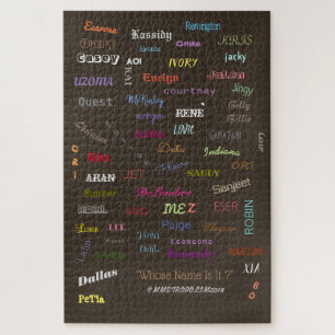 Puzzle NOMBRES Unisex EN TSHIRTS/artImpresiones/PUZZLESto